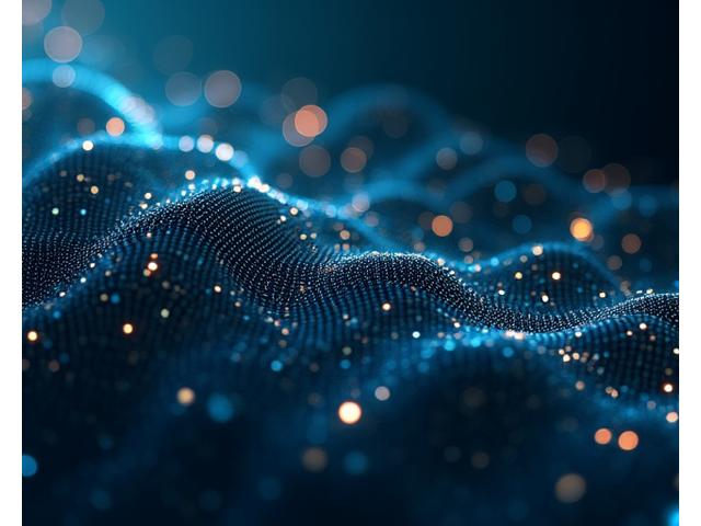 Abstract depiction of digital connections and innovation, representing technology and innovation initiative impact.