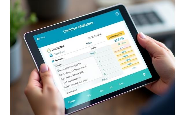 Screenshot of an interactive profitability calculator interface with charts and input fields.